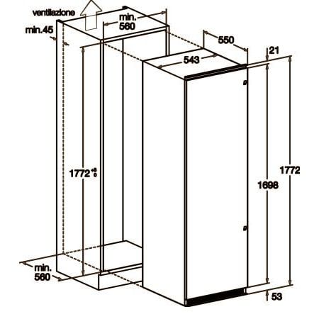 Frigo Ariston mod. BSZ 3032V