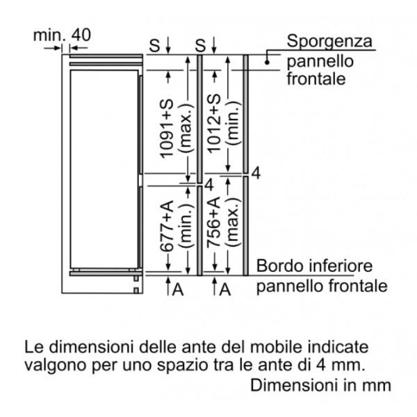 Frigo Bosch mod.KIN86VSF0